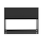 Flash Furniture Lotus Desktop Bookshelf Storage Organizer with Multiple Cubbies in Black NAN-17295-BK-GG - alternate 4